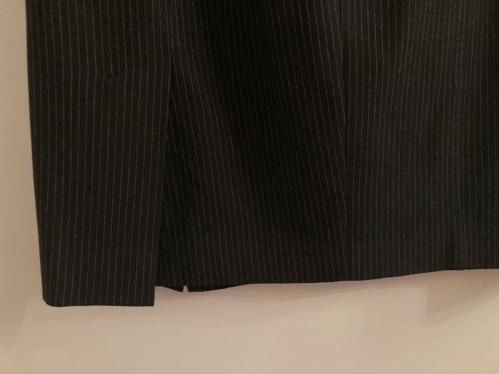 Oasis Black Pin Striped Skirt