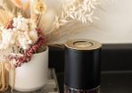 Kaffe Glass & Stainless Steel Coffee Storage Container - Round 12oz