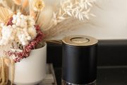 Kaffe Glass &amp; Stainless Steel Coffee Storage Container - Round 12oz