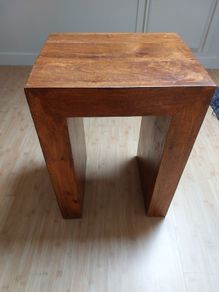 Pair of wooden side tables