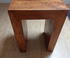 Pair of wooden side tables