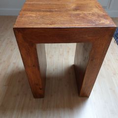 Pair of wooden side tables