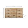 Bed Frame, Dresser & 2 Locker Set Image 4