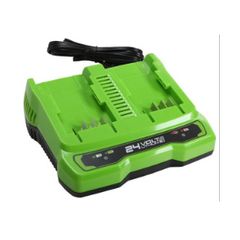 Greenworks 24V Dual Slot Charger. Universal 24V Battery Charger for Garden and Power Tools
