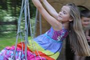 Long Colourfull Dress. Age 7-8