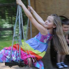 Long Colourfull Dress. Age 7-8