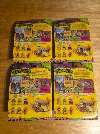 TMNT Ninja Turtles Classic Collection 2013 Complete Set of 4 Sealed Playmates