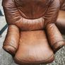 leather sofa and chairs (free) Image 3