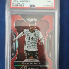 Panini Prizm World Cup Jamal Musiala RED PRIZM 399 PSA 9 MINT