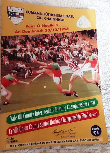 selection of hurling programmes pre 00