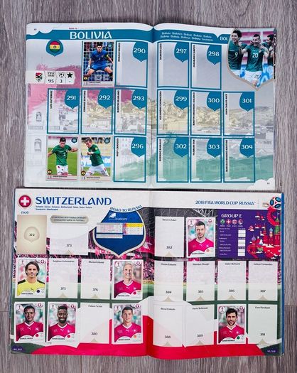 Panini FIFA World Cup Russia 2018 Sticker Albums