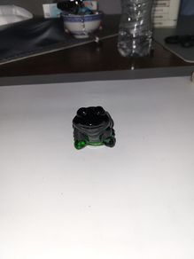 Frog ornament glass
