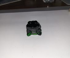 Frog ornament glass