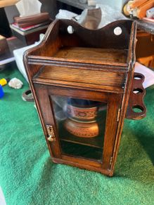 Tobacco Jar & Cabinet