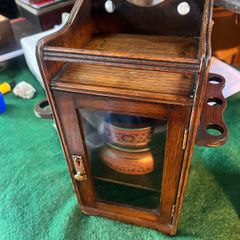 Tobacco Jar & Cabinet