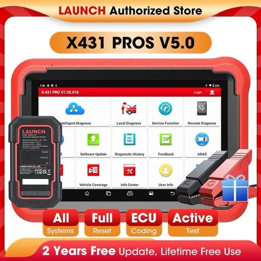 LAUNCH X431 PROS V 5.0 Diagnostic Tools OBD2 Scanner Diagnost Auto Automotive Tool Car Scan Autoscanner Diagnosis
