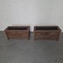 2 wooden planters 78cm x34cm H 38cm Image 2