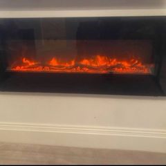 Stanley Argon 140cm Wall Mounted Electric Fire ARWH140 electric wall-mounted fire/heater.