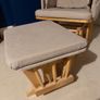 Babylo Milan Glider Chair & Matching Gliding Footstool, Excellent Condition Image 7