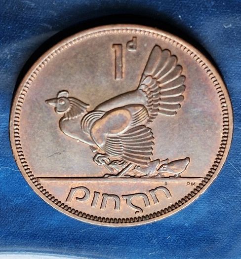 Ireland 1963 Excellent Penny Coin