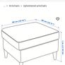 ikea strandmon chair and footstool Image 5
