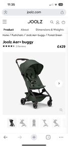 Joolz Aer Travel Pram