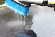 BRAND NEW Car Wash Brush Hose Adapter Vehicle Truck Cleaning Water Spray Nozzle Handle Brush Car Wash Sponges Tools Wheel Washing Brush