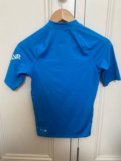 Quicksilver Boys Blue Short Sleeve Rash Vest - Age 14 Years