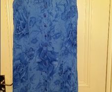 Roman Originals blue floral maxi dress size UK20 EU48 Postage included