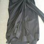 Sportmax black mock wrap dress size small uk8-10 Image 8
