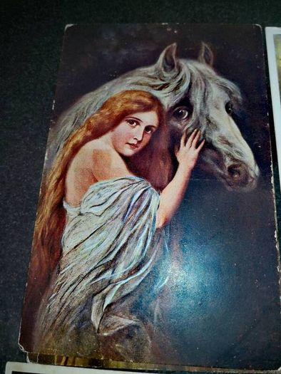 Beautiful antique postcards x5