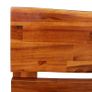 Bed Frame with Live Edge Solid Acacia Wood 120 cm Image 6