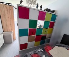Ikea Kallax Unit with accessories