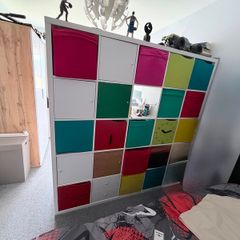 Ikea Kallax Unit with accessories