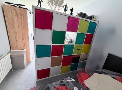 Ikea Kallax Unit with accessories