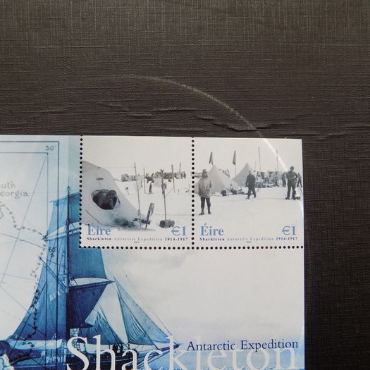 Ireland 2004.Stamp Sheet.90th Anniversary of Shackleton's Antarctic Expedition.MNH.