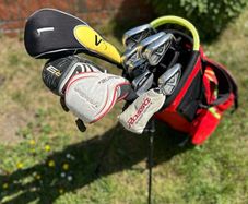 Full set of golf clubs