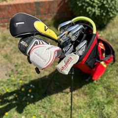 Full set of golf clubs