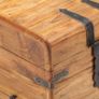 Chest 40x40x40 cm Solid Acacia Wood Image 2