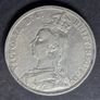 1889 Queen Victoria Silver Crown coin Image 3