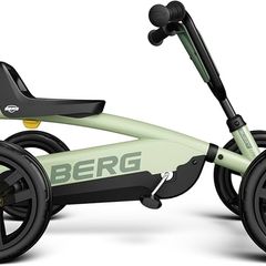 Green Pedal Go-Kart  Ride On Toy for Boys Girls Ages 2 5  Adjustable Seat, Easy Steering & Stable 4-Wheel Design  85 115 cm