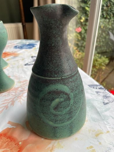 Pottery Jug & Goblets