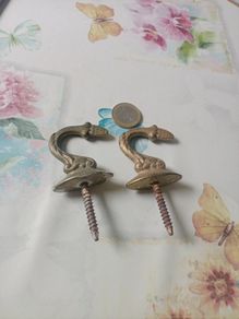 curtain tie backs brass