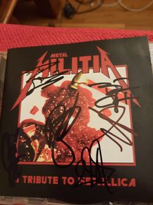 METAL MILITIA- A Tribute to Metallica CD (Autographed by In Flames and Oscar from Hammerfall!)