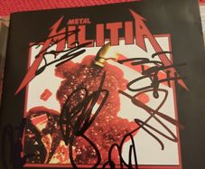 METAL MILITIA- A Tribute to Metallica CD (Autographed by In Flames and Oscar from Hammerfall!)