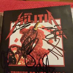 METAL MILITIA- A Tribute to Metallica CD (Autographed by In Flames and Oscar from Hammerfall!)