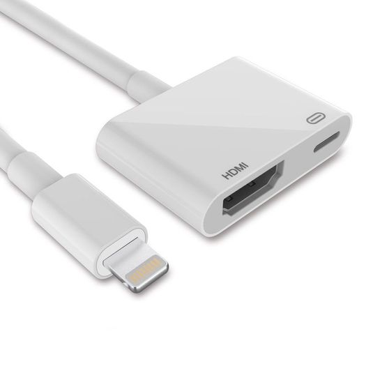 8 Pin to HDMI TV AV Adapter Cable for iPhone 11 12 7 6S Plus X XS MAX 5 SE iPad
