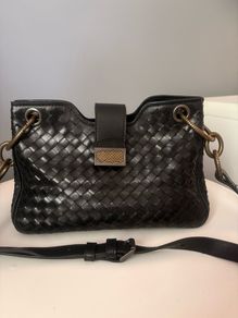 Beautiful woven leather crossbody bag