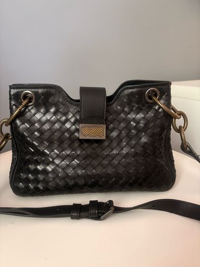 Beautiful woven leather crossbody bag