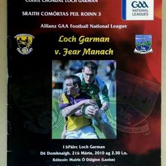 2010 Wexford v Fermanagh - GAA Allianz Football League Programme